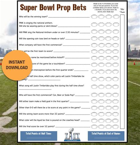 funny super bowl bets.